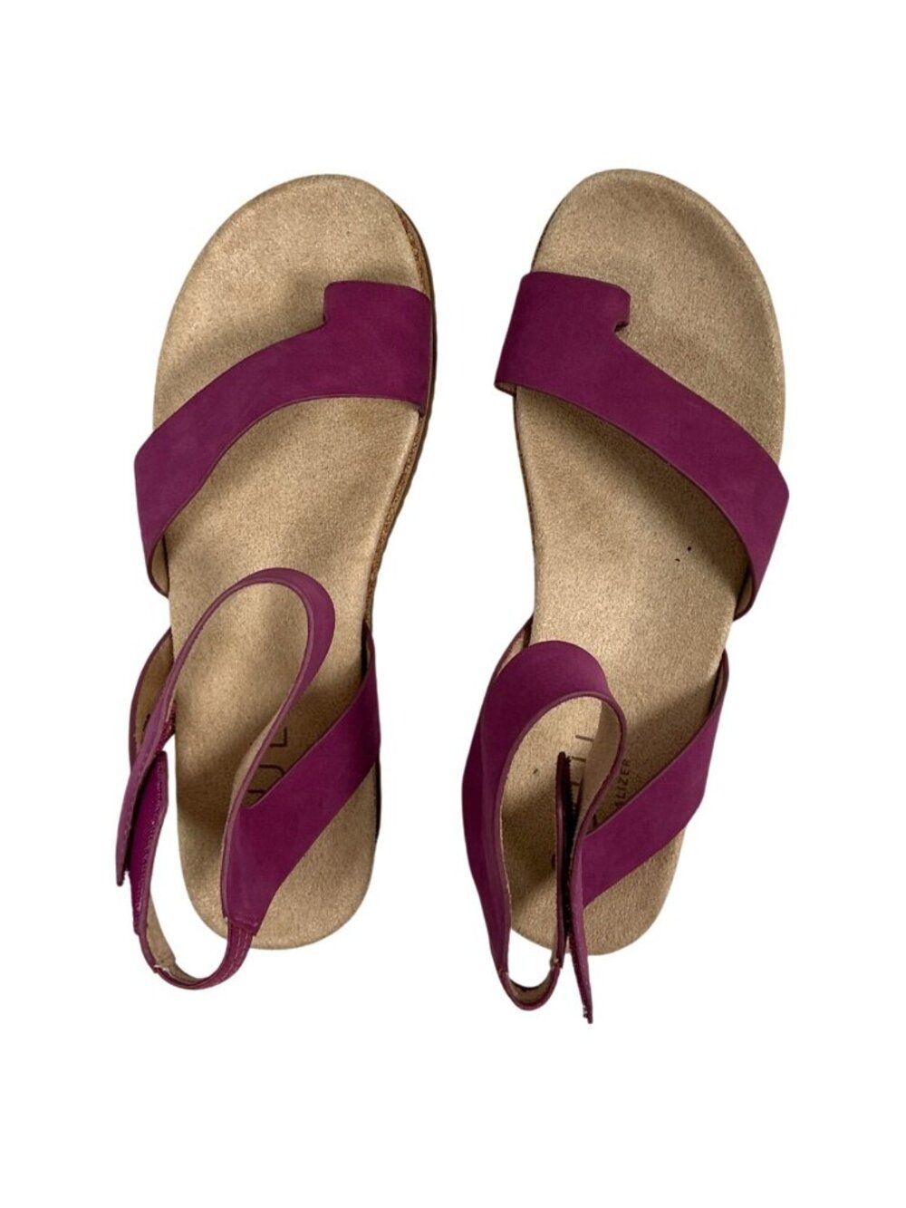 SOUL Naturalizer Divina Women’s Fuchsia Ankle Strap Sandals | Cork Platform | Si